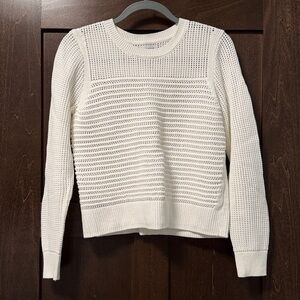 Worn Once! Evereve Brooklyn White Pullover Size Small